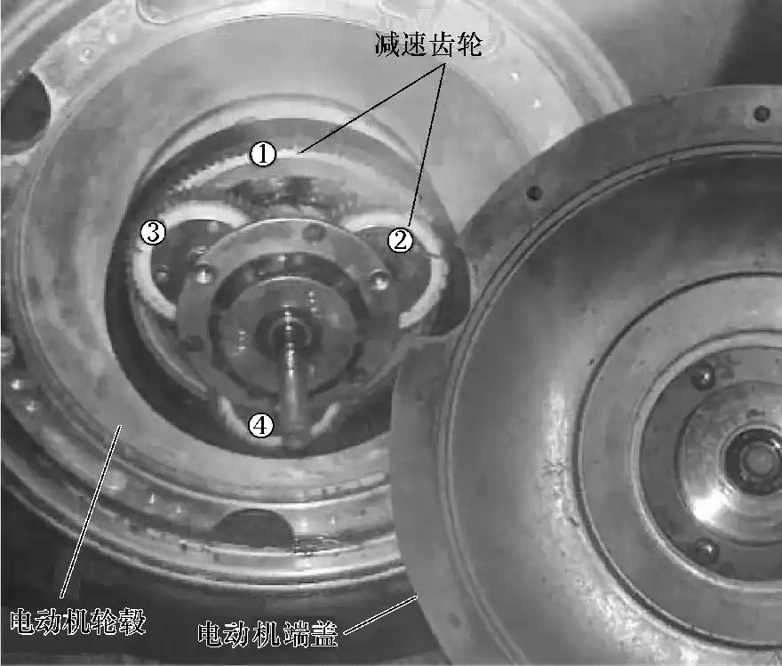 更换核磁动力电动自行车电动机减速齿轮